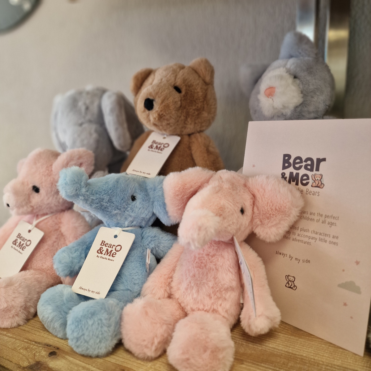 Charlie Bears Effie Elephant Bubblegum Pink