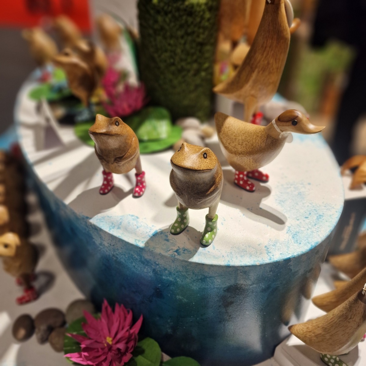 DCUK wooden frogs at Spring Fair 2026