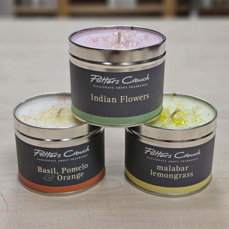 Potters Crouch candle tins