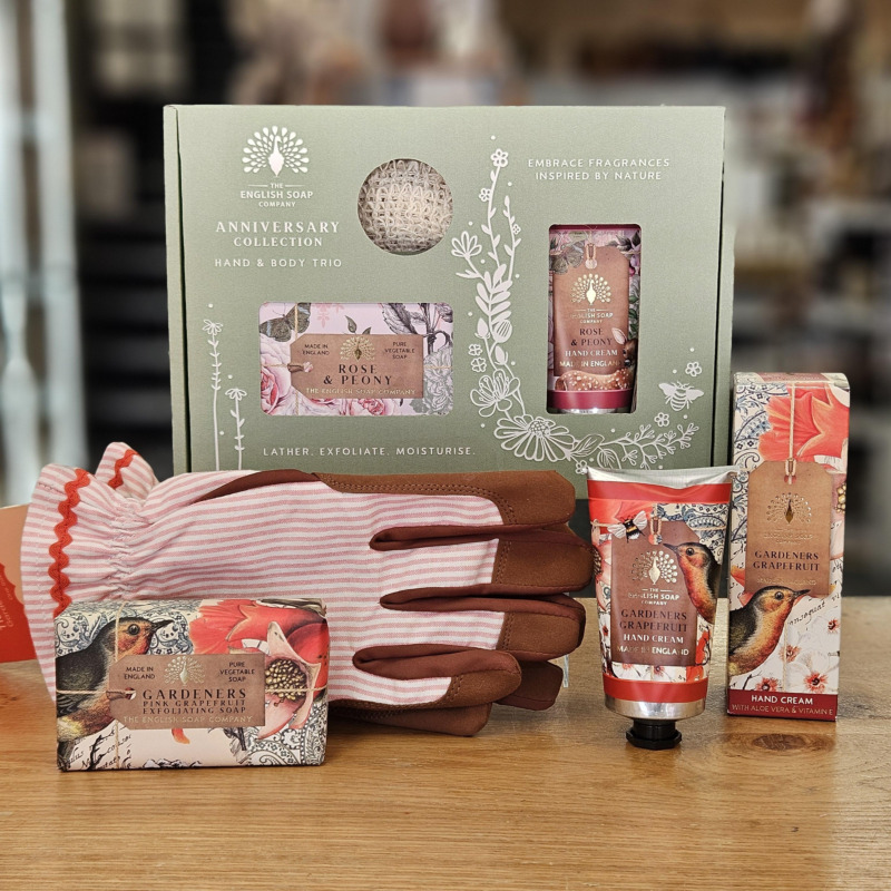English Soap Company & Burgon and Ball gloves