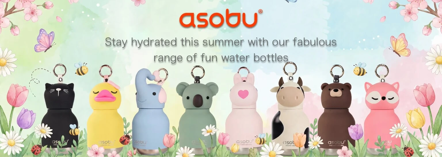 Stay hydrated this summer with our fabulous range of fun water bottles
