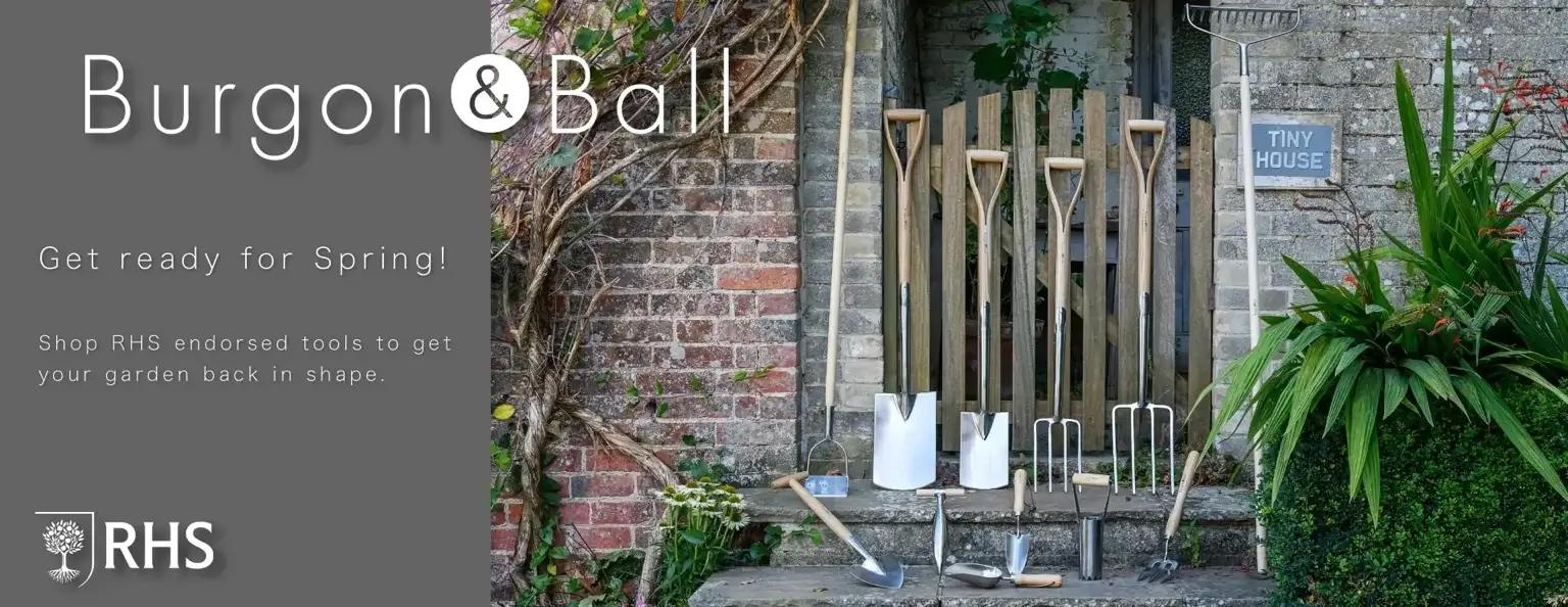 Get ready for Spring in your garden, Shop Burgon & Ball tools and accessories at Bigwicks