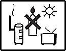 keep away from sources of heat