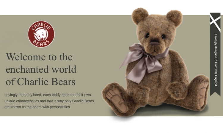 Charlie Bears at Bigwicks.co.uk