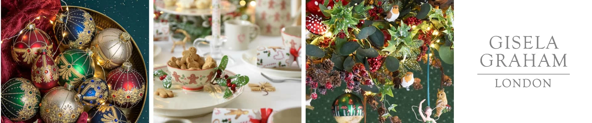 Gisela Graham Christmas Decorations at Bigwicks.co.uk